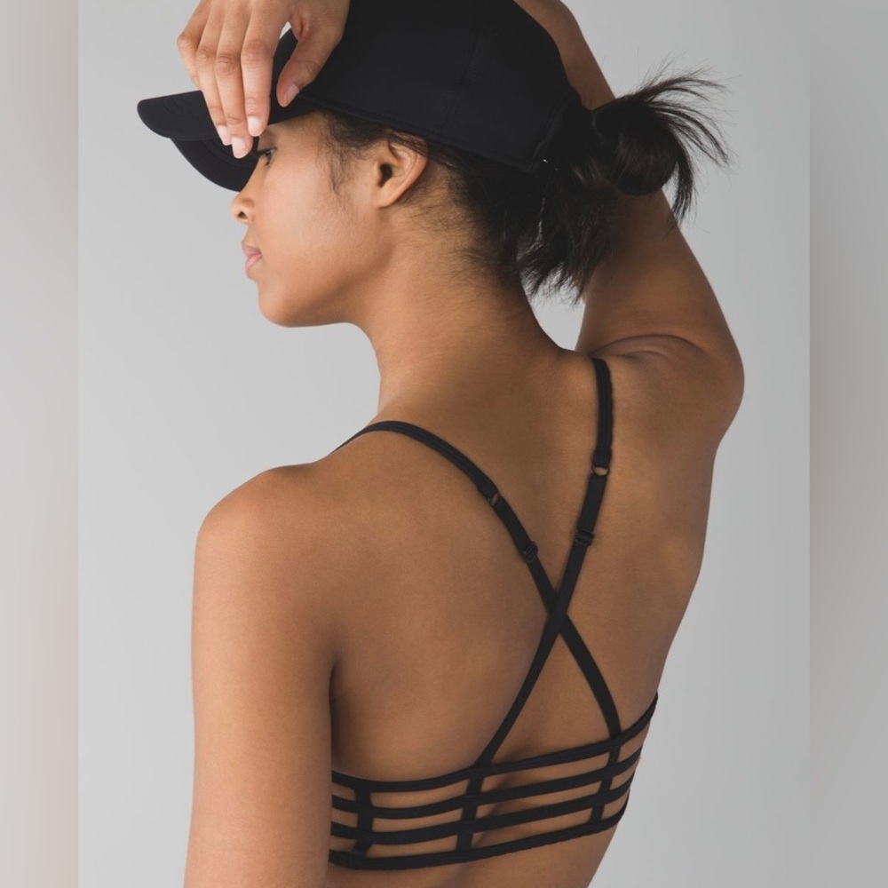 lululemon hot spell caged back bra